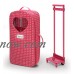 Badger Basket Trolley Doll Carrier with Rocking Bed and Bedding - Pink/Star - Fits American Girl, My Life As & Most 18" Dolls   551871190